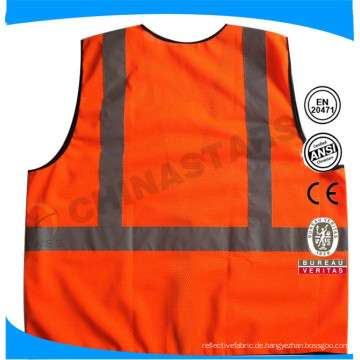 ANSI Klasse 2 hi vis Weste benutzerdefinierte Logo